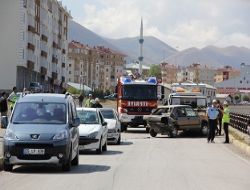BEAH kavşağında kaza: 4 yaralı
