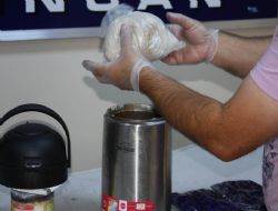 Çay termosundan eroin çıktı 
