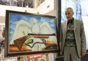 Yanmaz resim sergisi açtı