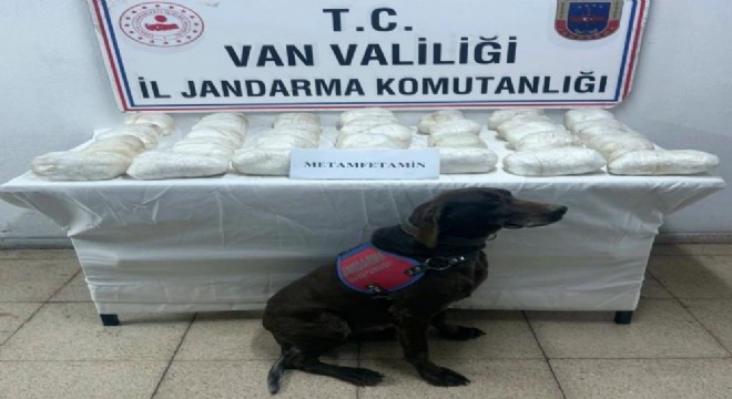 31 kilo metamfetamin ele geçirildi
