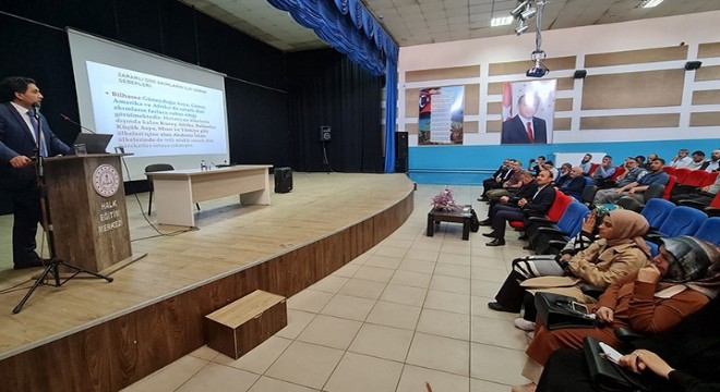 Aşkale'de 'Din İstismarı ile Mücadele' konferansı