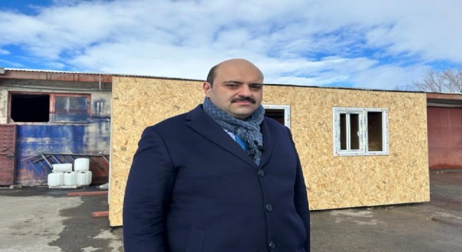 Aziziye Belediyesinden Hatay'a 100 prefabrik ev