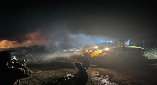 Aziziye Bingöze'de yangın