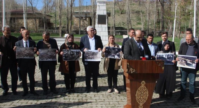 Aziziye'de 24 Nisan tepkisi