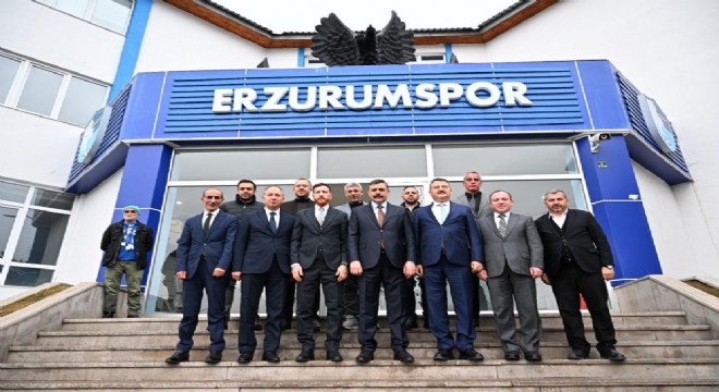 Çiftçi'den Erzurumspor'a motivasyon desteği