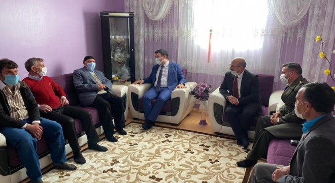 Dertlioğlu ve Sağlam'dan şehit ailelerine vefa