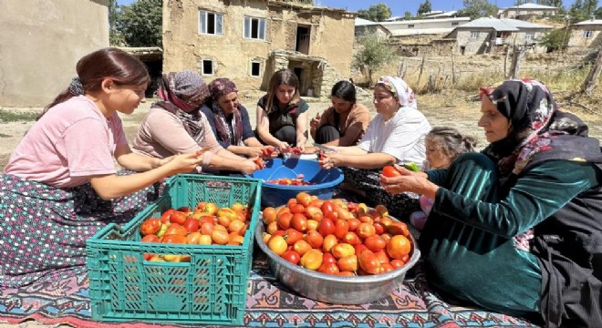 Doğu Anadolu'da imece usulü kış hazırlığı telaşı