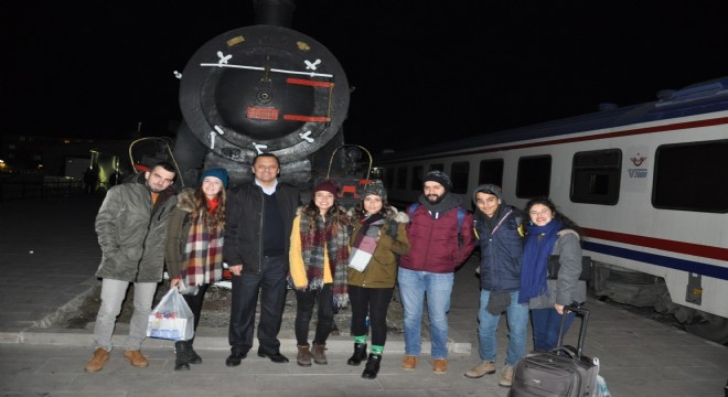 Doğu Ekspresi için İspanya'dan geldiler