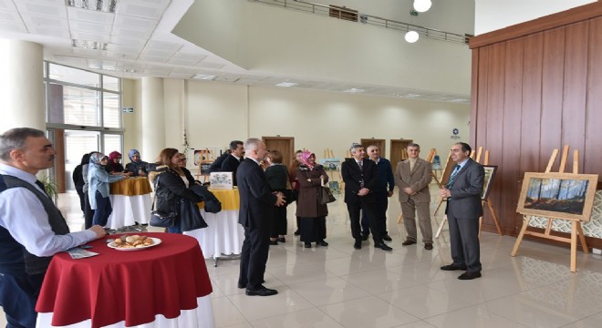 ETÜ'de ‘Doğa' temalı karma resim sergisi