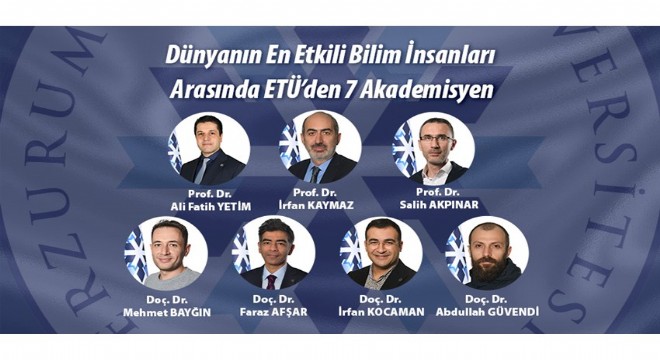 ETÜ'den 7 Bilim insanı Stanford  listesinde