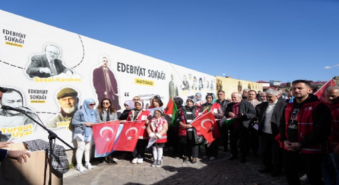 Edebiyat Sokağı'ndan Gazze'ye şiirlerle selam