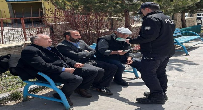 Emniyet Pasinler'de vatandaşları bilgilendirdi