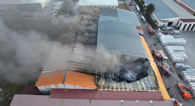 Erzurum OSB'de yangın