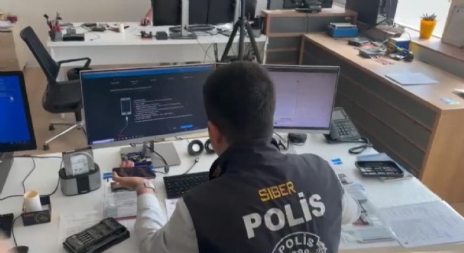 Erzurum'da siber suç operasyonu