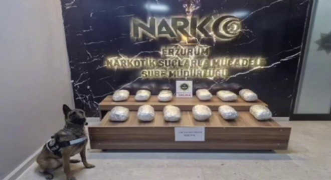 Erzurum'da uyuşturucu operasyonu