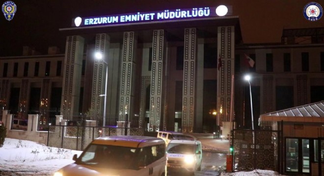 Erzurum'da uyuşturucu operasyonu