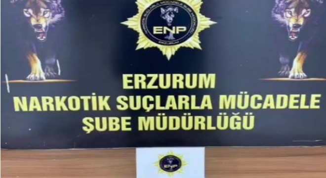 Erzurum polisinden uyuşturucuya geçit yok