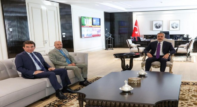 Fidan, Aksakallı'yla görüştü