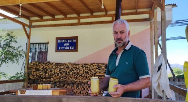 İspir'de arıcıların beyaz bal şaşkınlığı