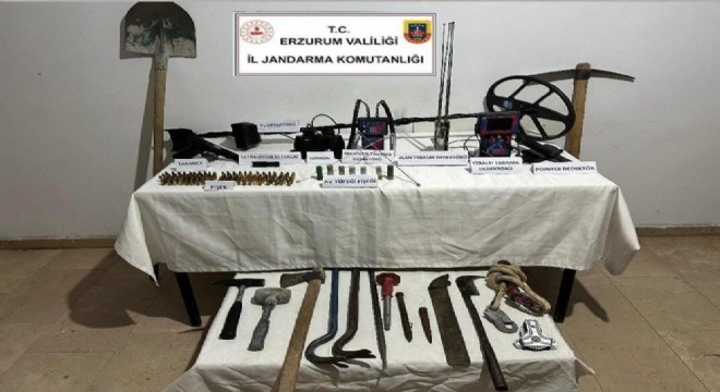 Jandarmadan kaçak kazı operasyonu