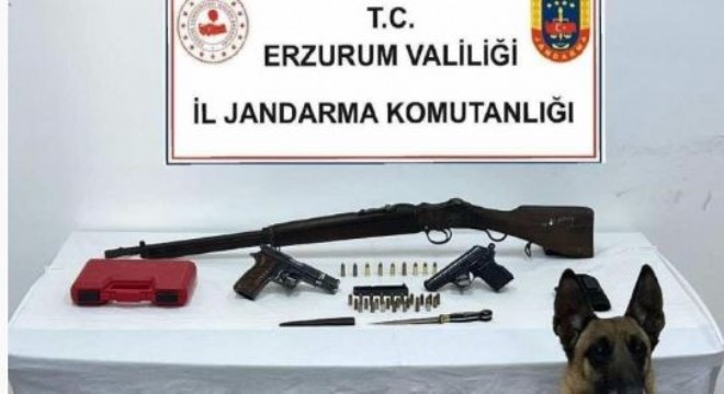 Jandarmadan kaçak silah operasyonu