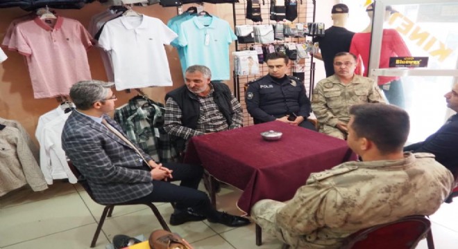 Kaymakam Çalışır'dan esnaf ziyareti