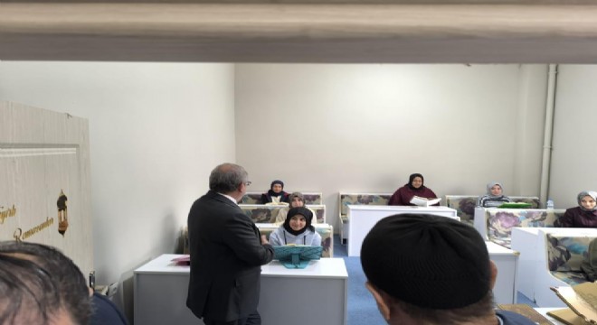 Müftü Çapçı'dan Kur'an Kurslarına ziyaret