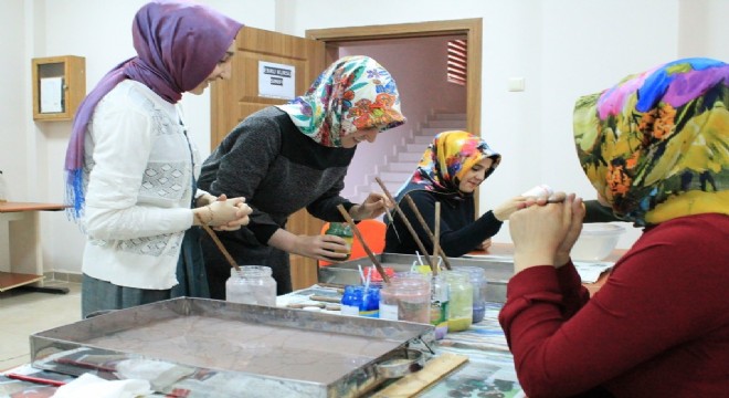 Narman HEM'den milli kültüre kurslu destek