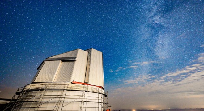 Palandöken'in zirvesinde meteor geçidi