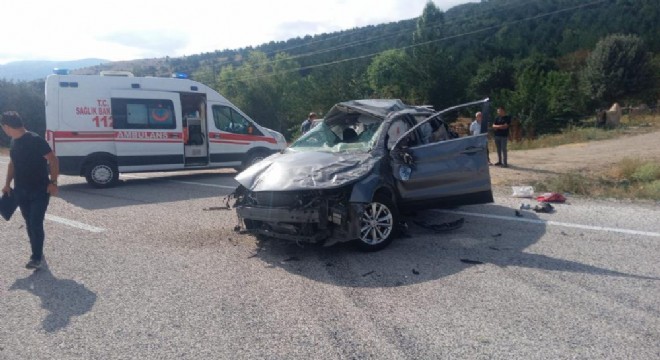 Refahiye yolunda trafik kazası: 1 ölü, 3 yaralı