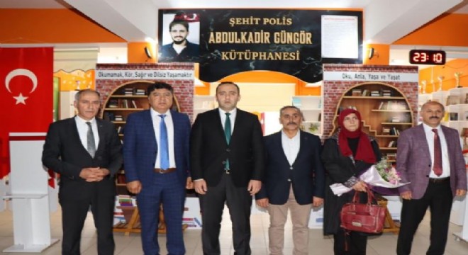 Şehit Güngör'ün ismi kütüphanede yaşatılacak