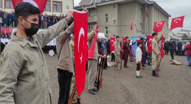 Şenkaya'da milli coşku doruktaydı