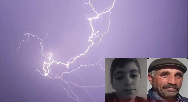 Şenkaya'da yıldırım can aldı