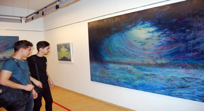 Tetikçi'nin resim sergisi ilgi görüyor