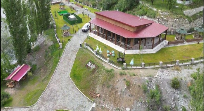 Tortum Şelalesi'ne sosyal tesis yatırımı