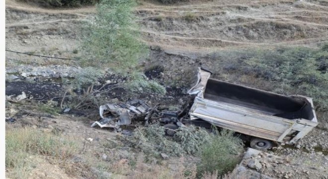 Tortum Yukarı Sivri'de kaza: 1 yaralı