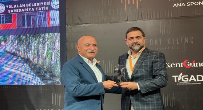 Uçar'a Kent ve Başkan Dergisi ödülü