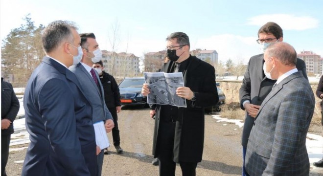 Vali Memiş Aşkale'de incelemelerde bulundu