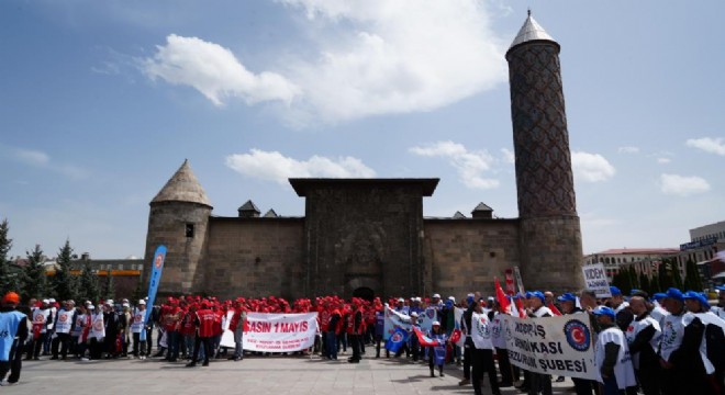 Yakutiye'de Emek ve Dayanışma Günü kutlaması