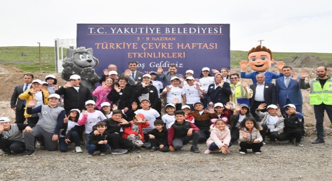 Yakutiye'de fidanlar toprakla buluştu