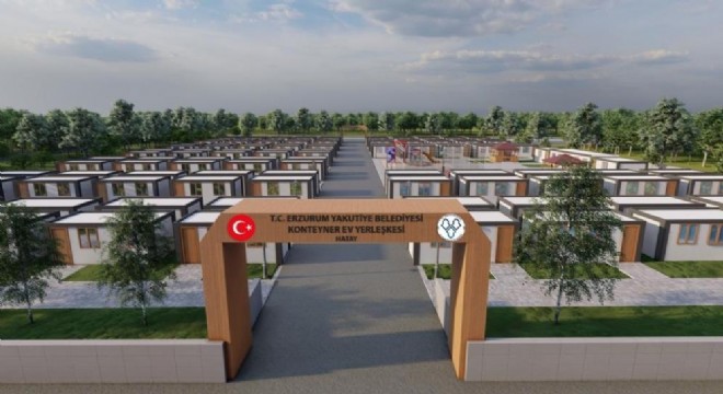Yakutiye'den Hatay'a konteyner mahalle