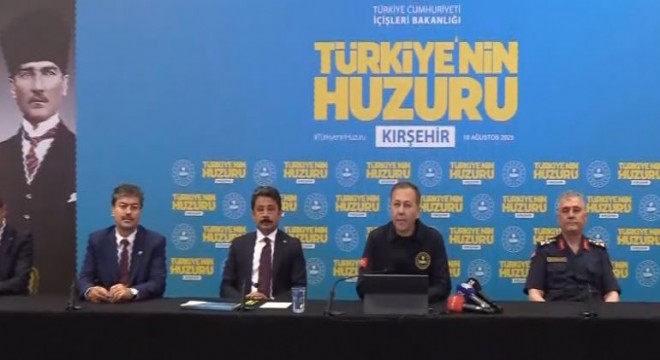 Yerlikaya: ‘Müsaade etmeyiz'