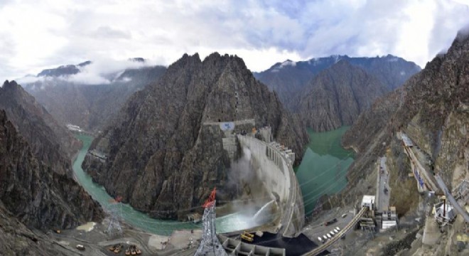Yusufeli Barajı'nda su seviyesi 90 metreyi aştı