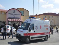Hırsız kovalarken hastanelik oldu
